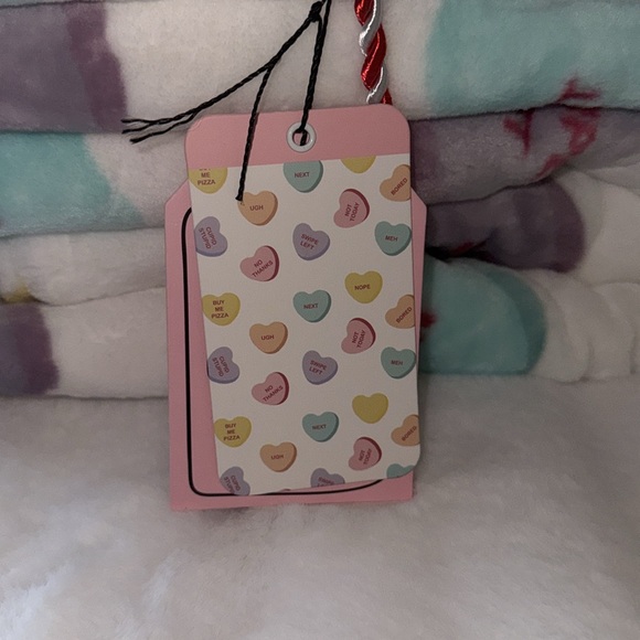 Hug Me Candy Hearts Valentine Throw Blanket - Picture 6 of 8